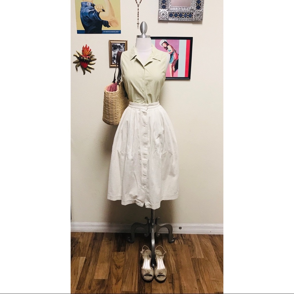 Westbound corduroy swing skirt
